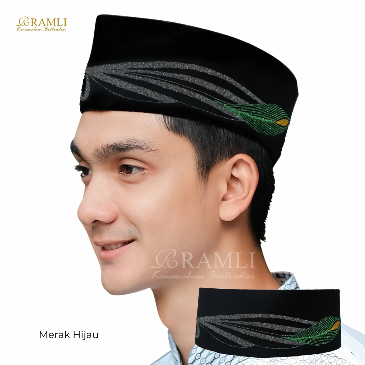 Ramli Songkok Lukis Praba Merak AC Tinggi 9 - 4