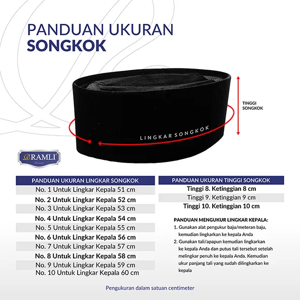 Ramli Songkok Lukis Mutiara Hitam AC Tinggi 9 - 4