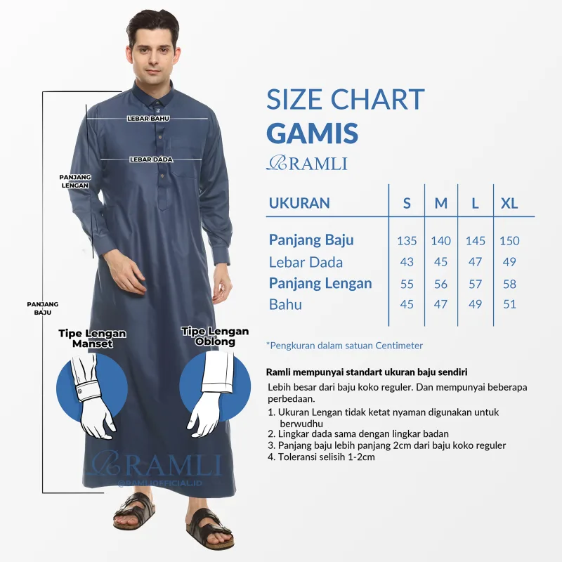 Ramli Gamis Jubah Haramain 2702 - 9