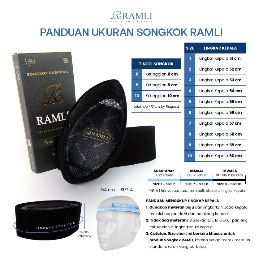 SIZE CHART SONGKOK